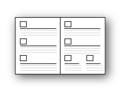 Semanal (1 semana por página)